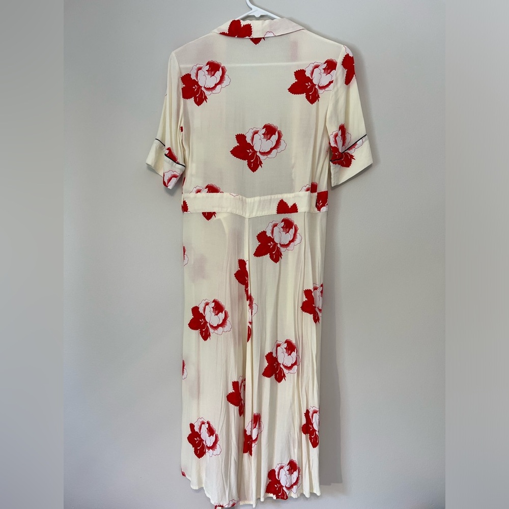 Ganni Harley crepe wrap dress - Picture 4 of 8